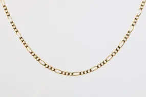 18 14k Yellow Gold Figaro Chain Necklace (7.01g.)