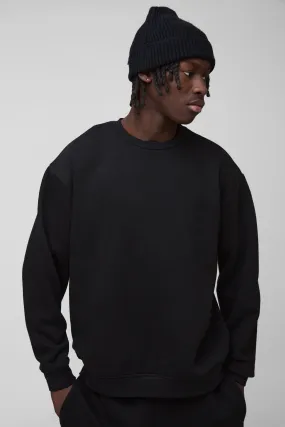 330GSM Oversized Basic Crew Neck Sweatshirt