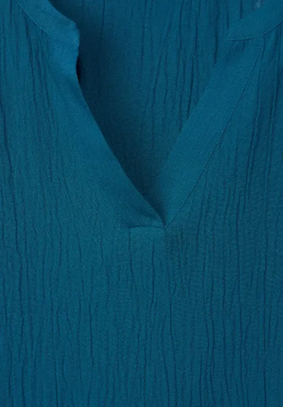 343839- Teal Blue Blouse - Cecil