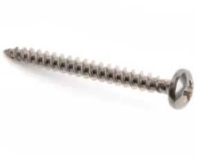 6.0 X 25/25 POZI PAN FULL THREAD CHIPBOARD SCREW A2 STAINLESS STEEL