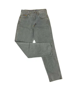 90s Vintage Wrangler Indiana jeans in grey, UK made, deadstock – W29 x L32