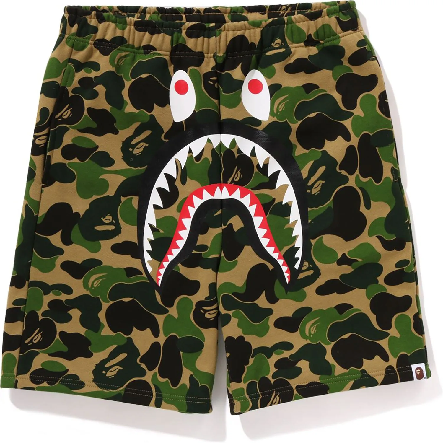 ABC CAMO SHARK SWEAT SHORTS MENS