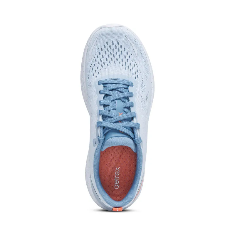 Aetrex Danika Lace Up Sneaker: Light Blue 