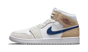 Air Jordan 1 Mid Tan Suede Navy