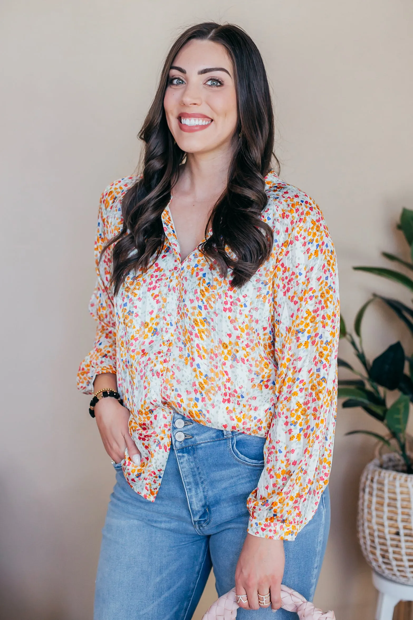 All Chic Floral Blouse