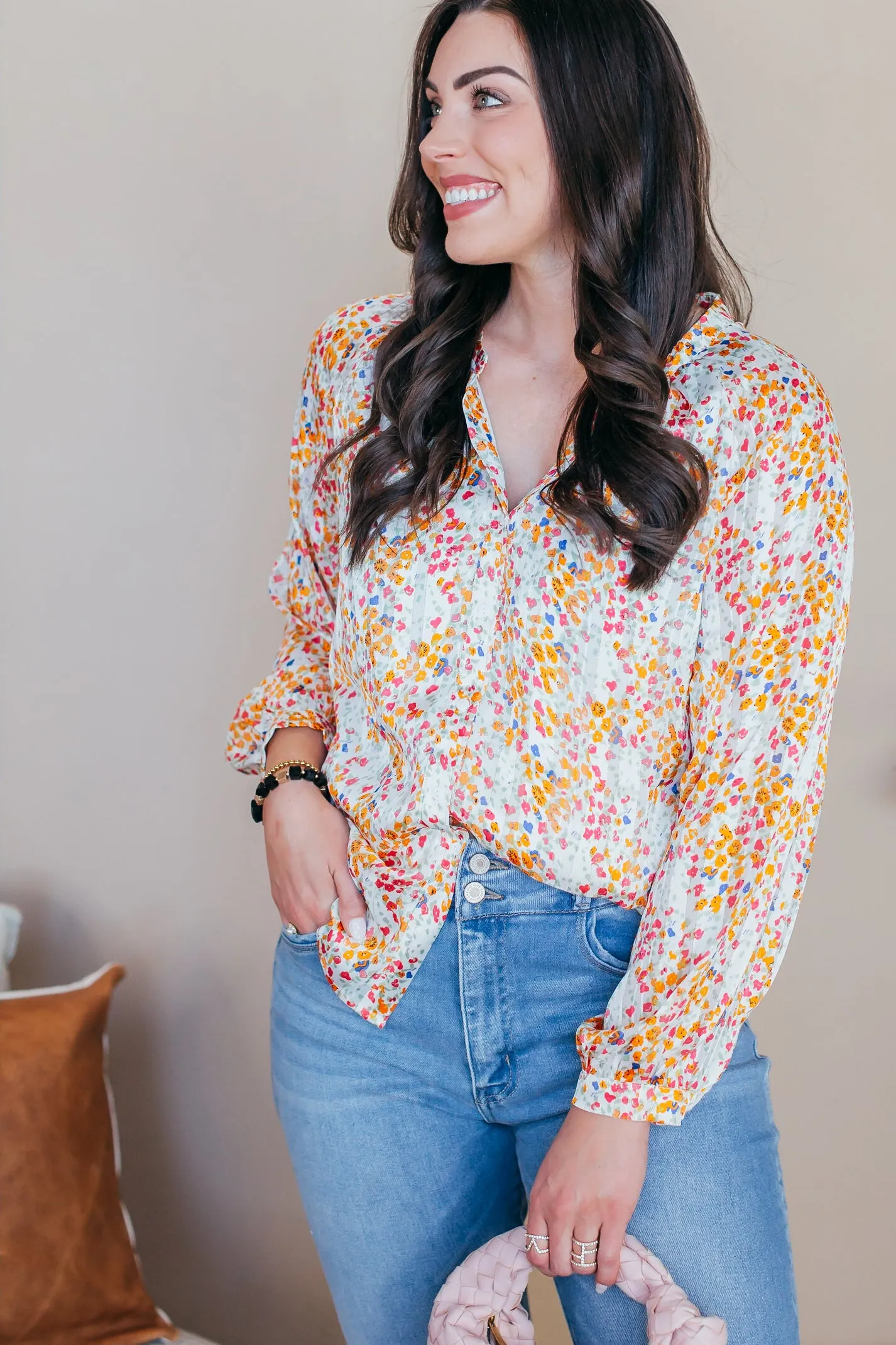 All Chic Floral Blouse