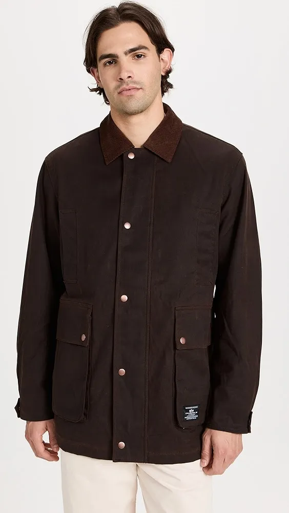 Alpha Industries   Waxed Cotton Car Coat 