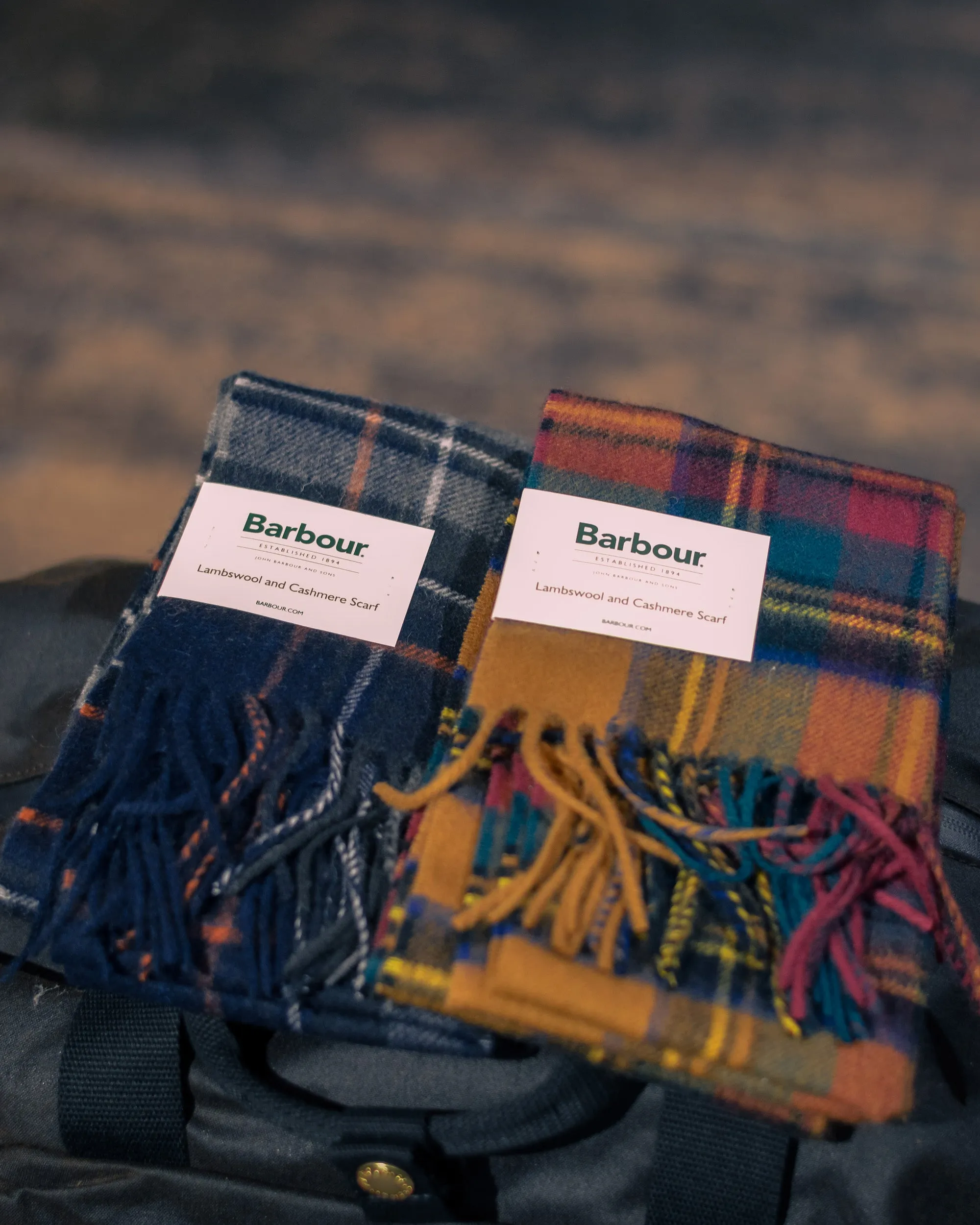 Barbour Braden Tartan Scarf TN11 Classic Tartan