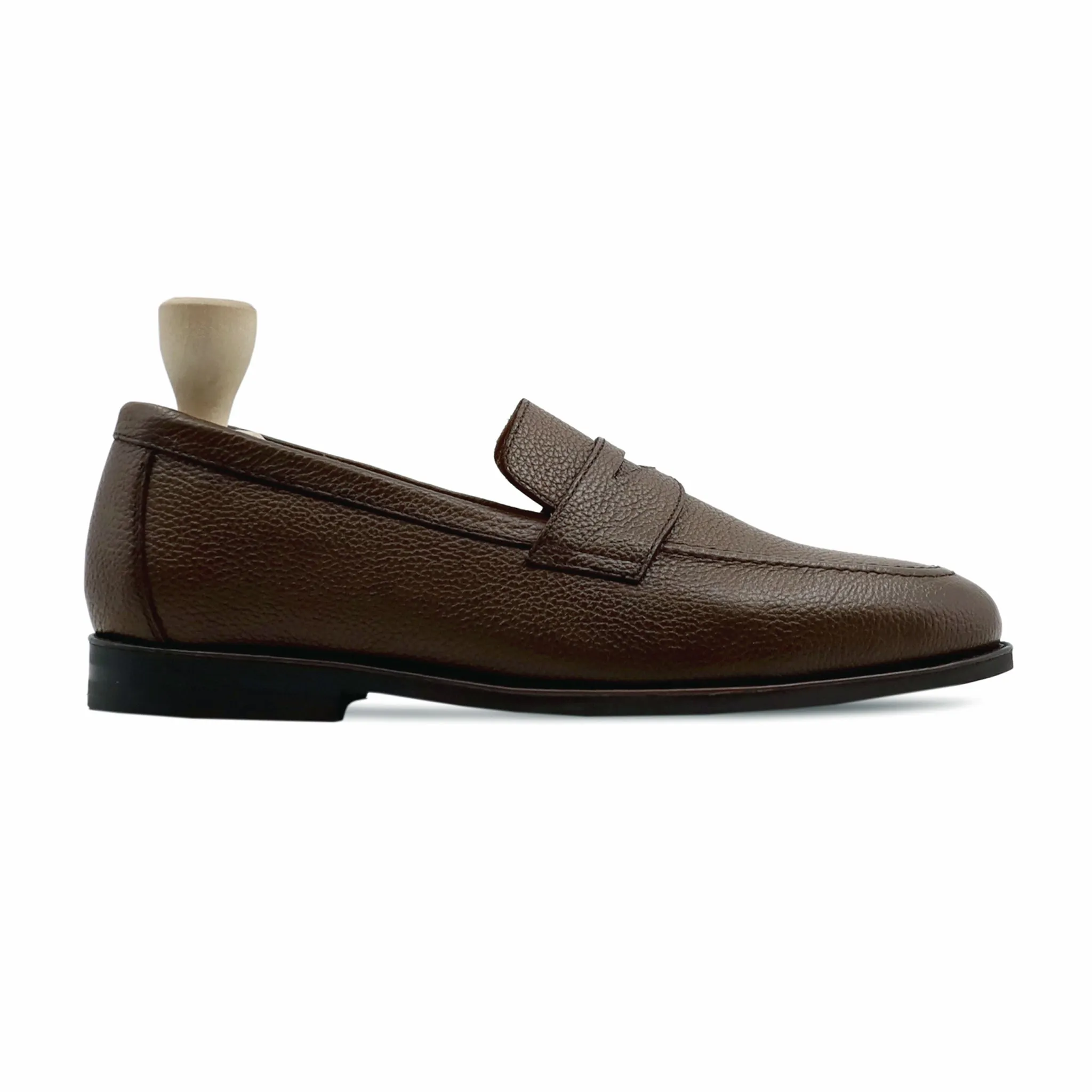 BARQ - BROWN PEBBLE GRAIN LOAFER