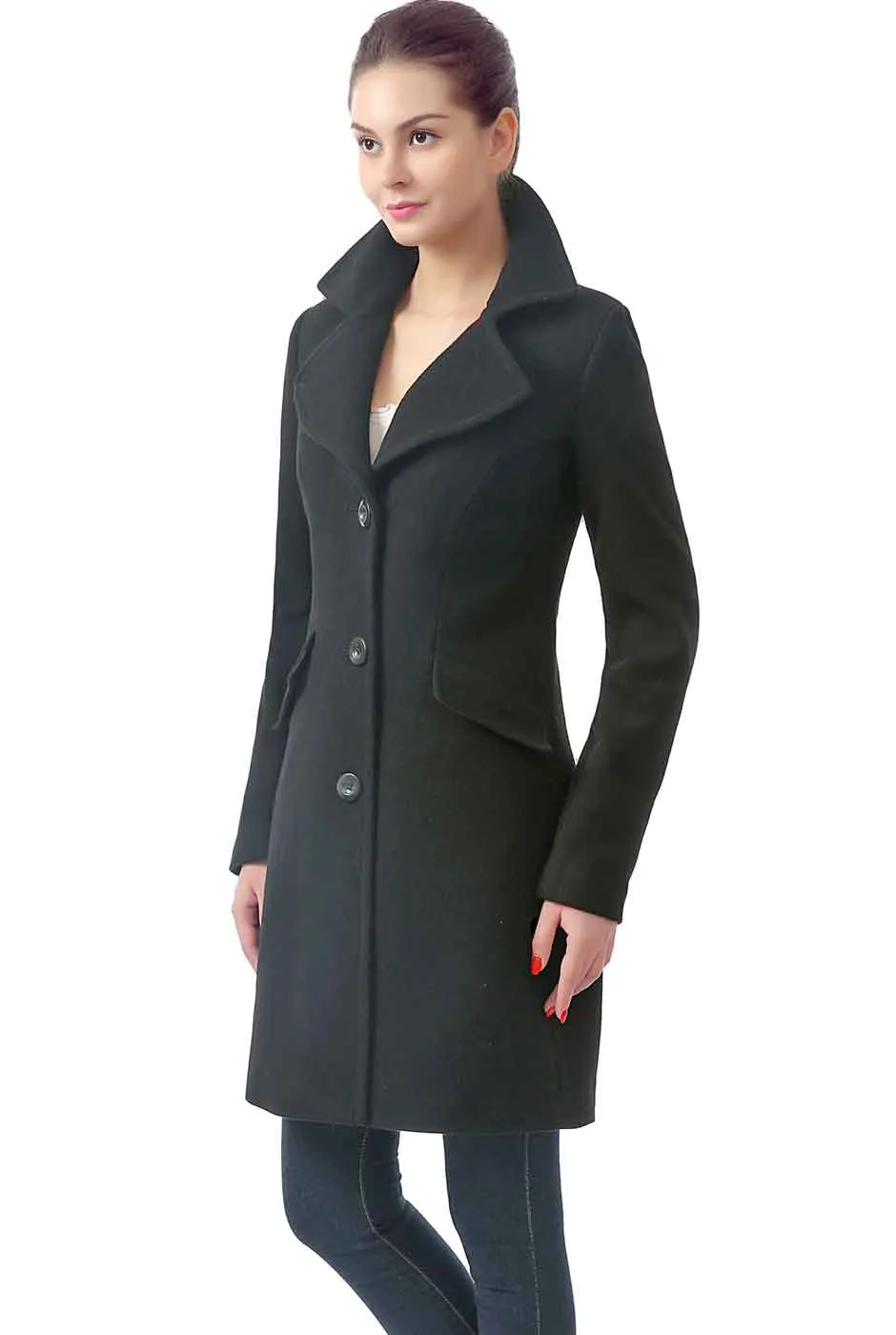 BGSD Women Sasha Wool Walking Coat