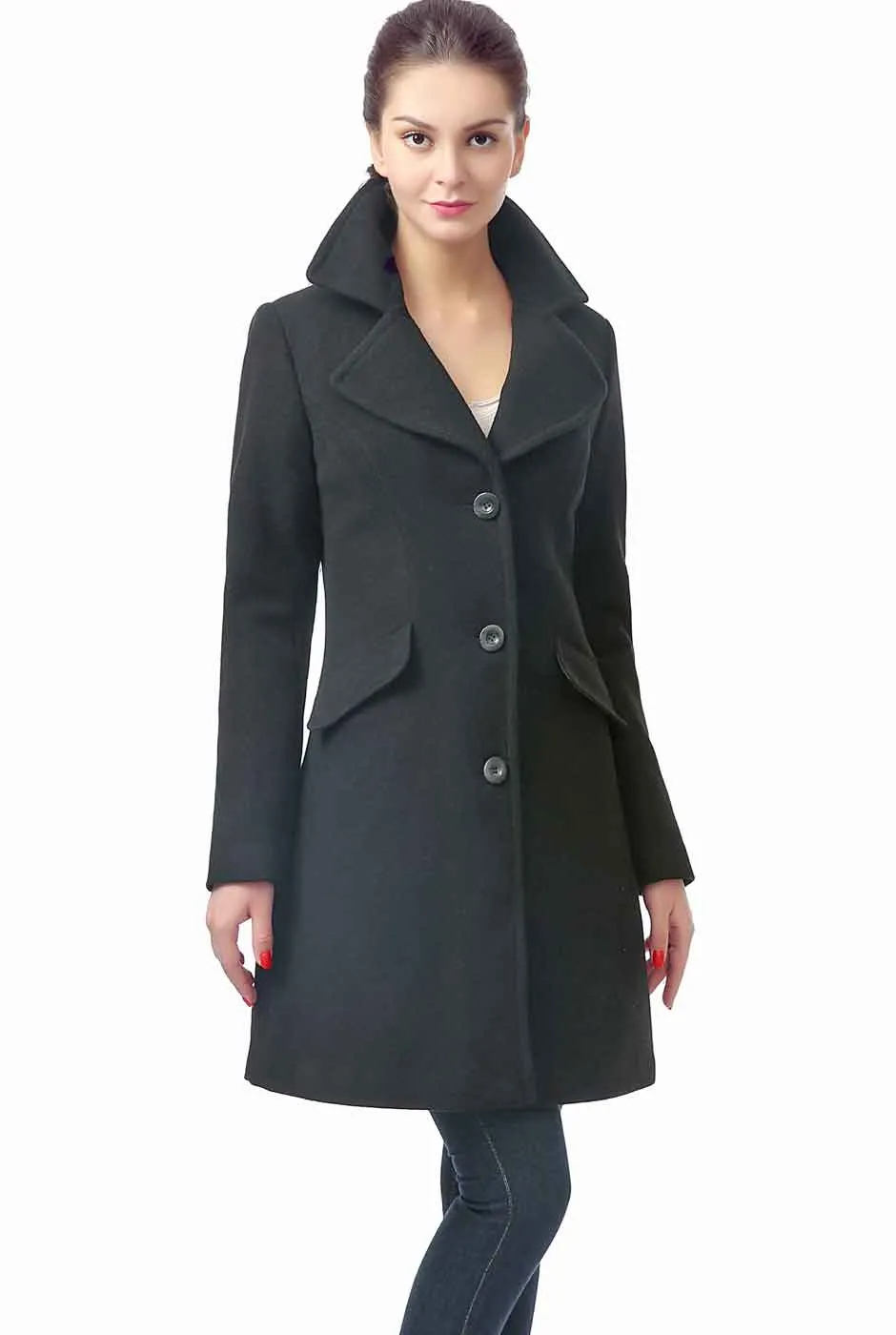 BGSD Women Sasha Wool Walking Coat