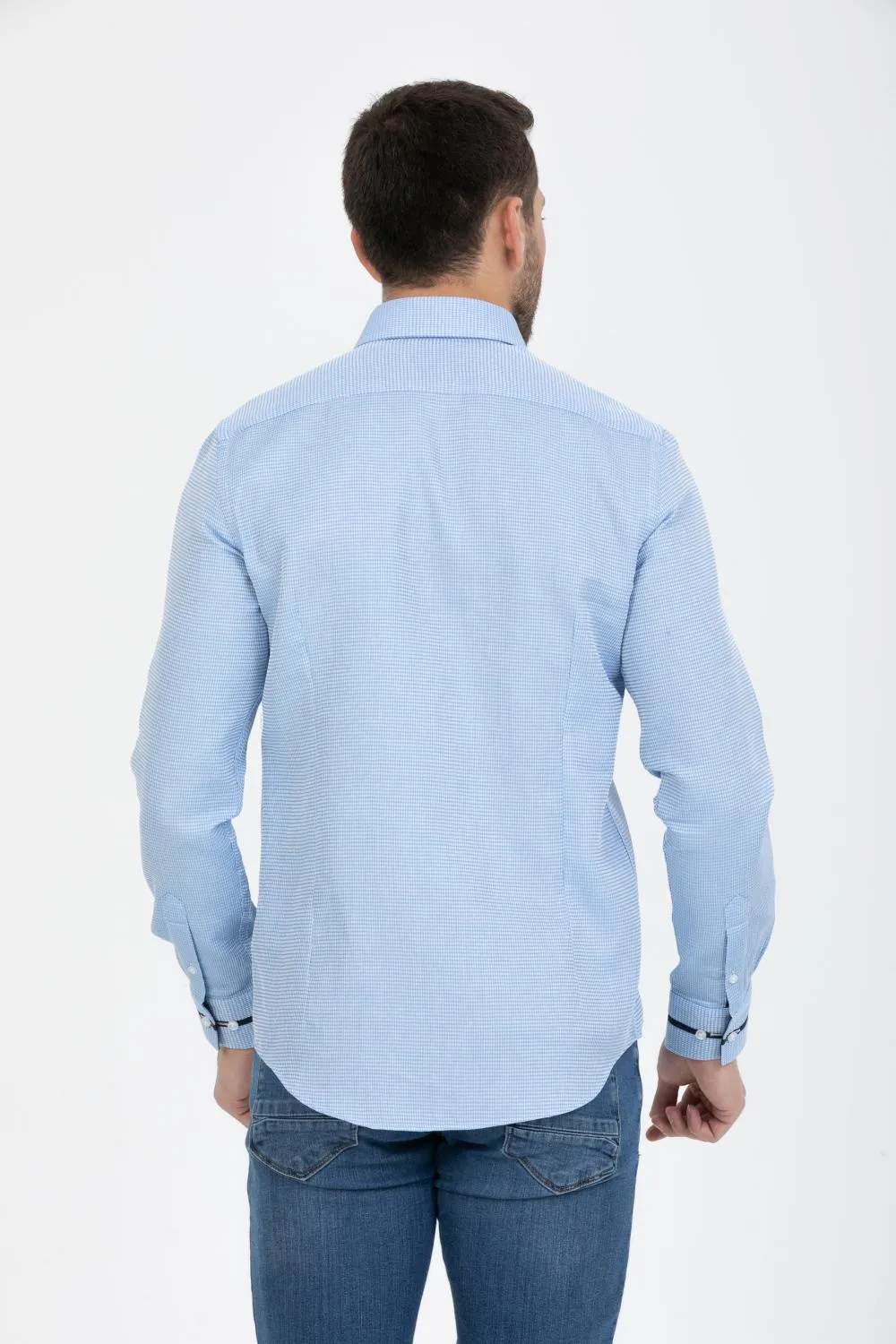 Billy Sport Armored Man Shirt Light Blue White