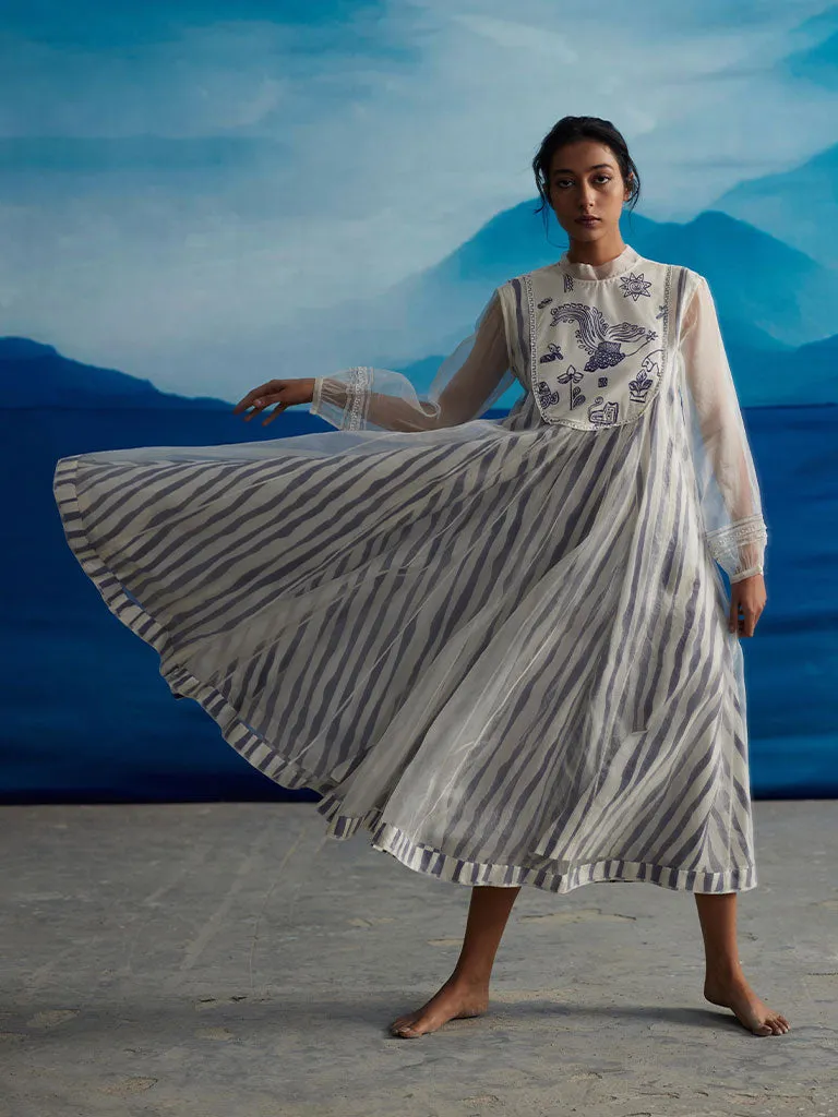 Blazing Yoke Dress