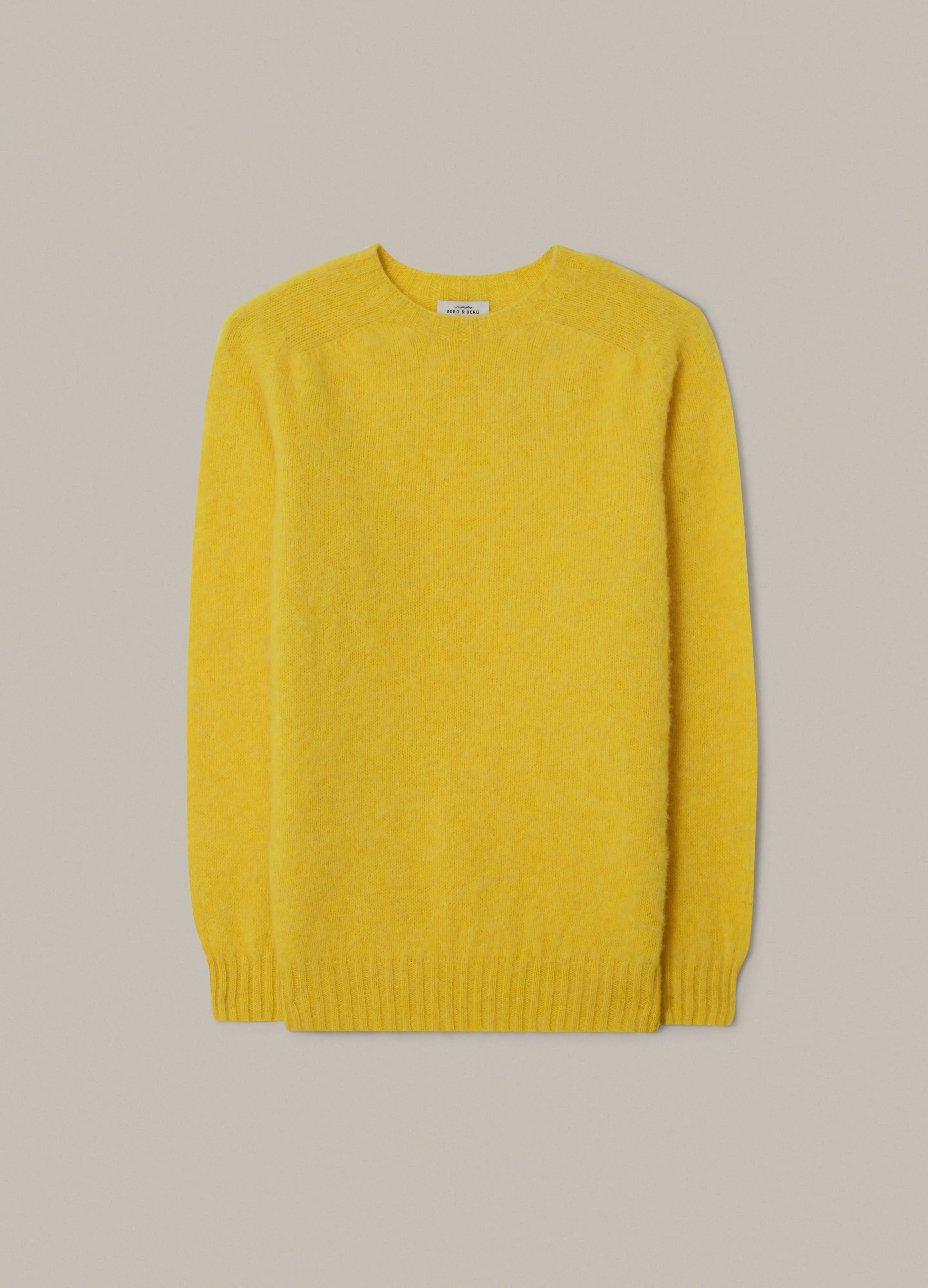 Bobbo Shaggy Crewneck - Yellow