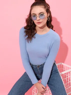Boucle Round Neck Pullover