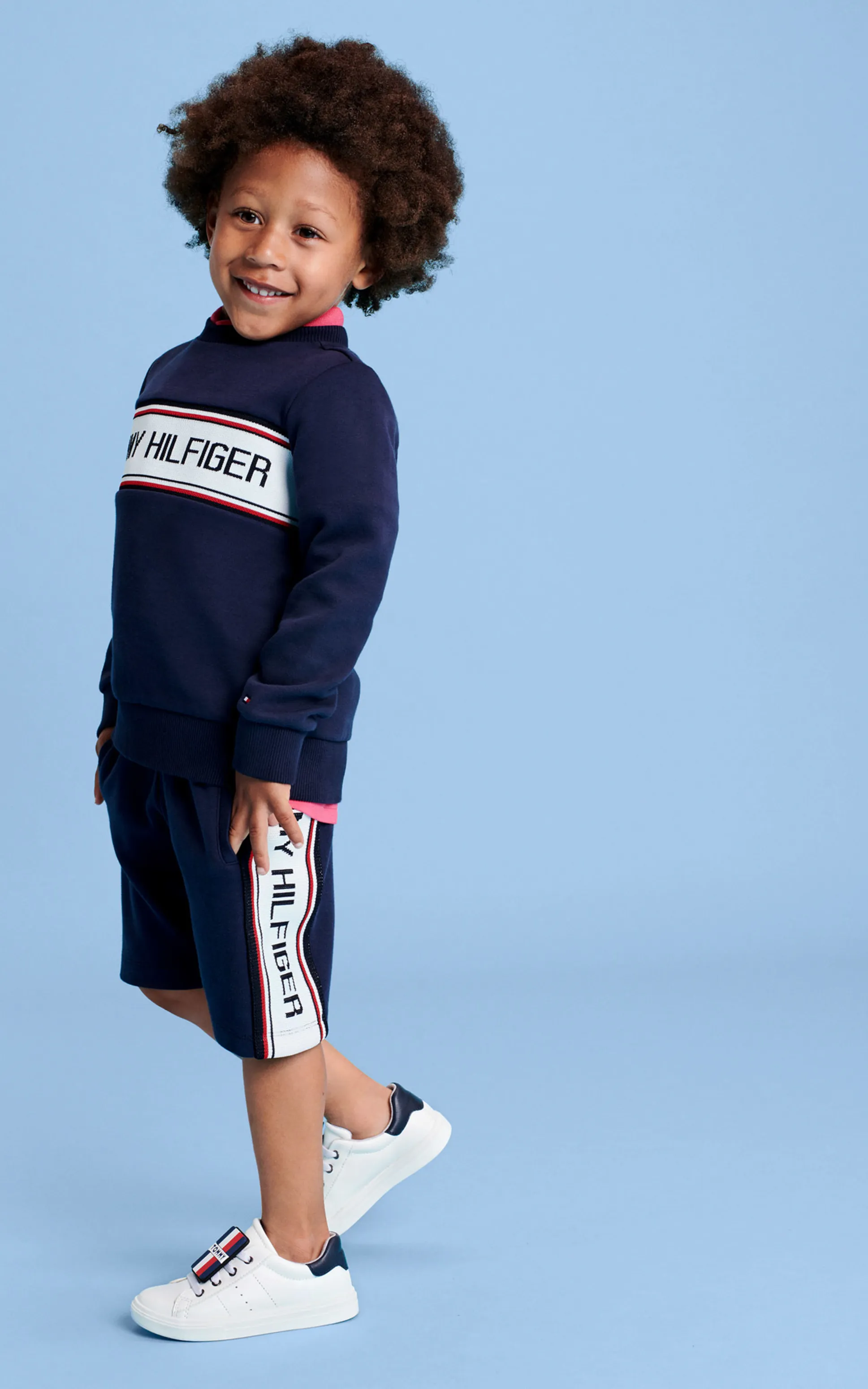 Boys 8-16 Intarsia Logo Crew Neck Jumper | Sweatshirts & Hoodies | Tommy Hilfiger