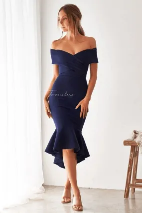 Brienne Dress - Navy