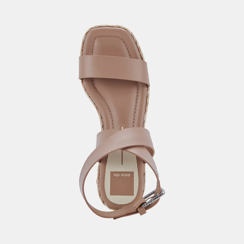 CANNES Platform Sandals Cafe Leather | Cafe Leather Platform Sandals– Dolce Vita 6880269336642