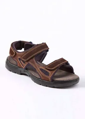 Cotton Traders Leather Strider Sandals | Grattan