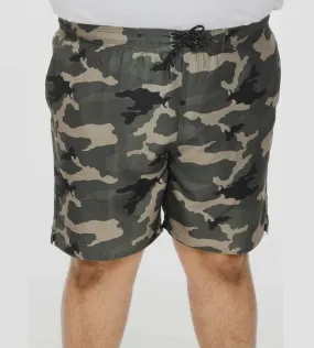 D555 Big Mens Camouflage Printed Swim Shorts (KODY)