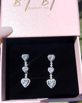 Dangle Heart Earrings