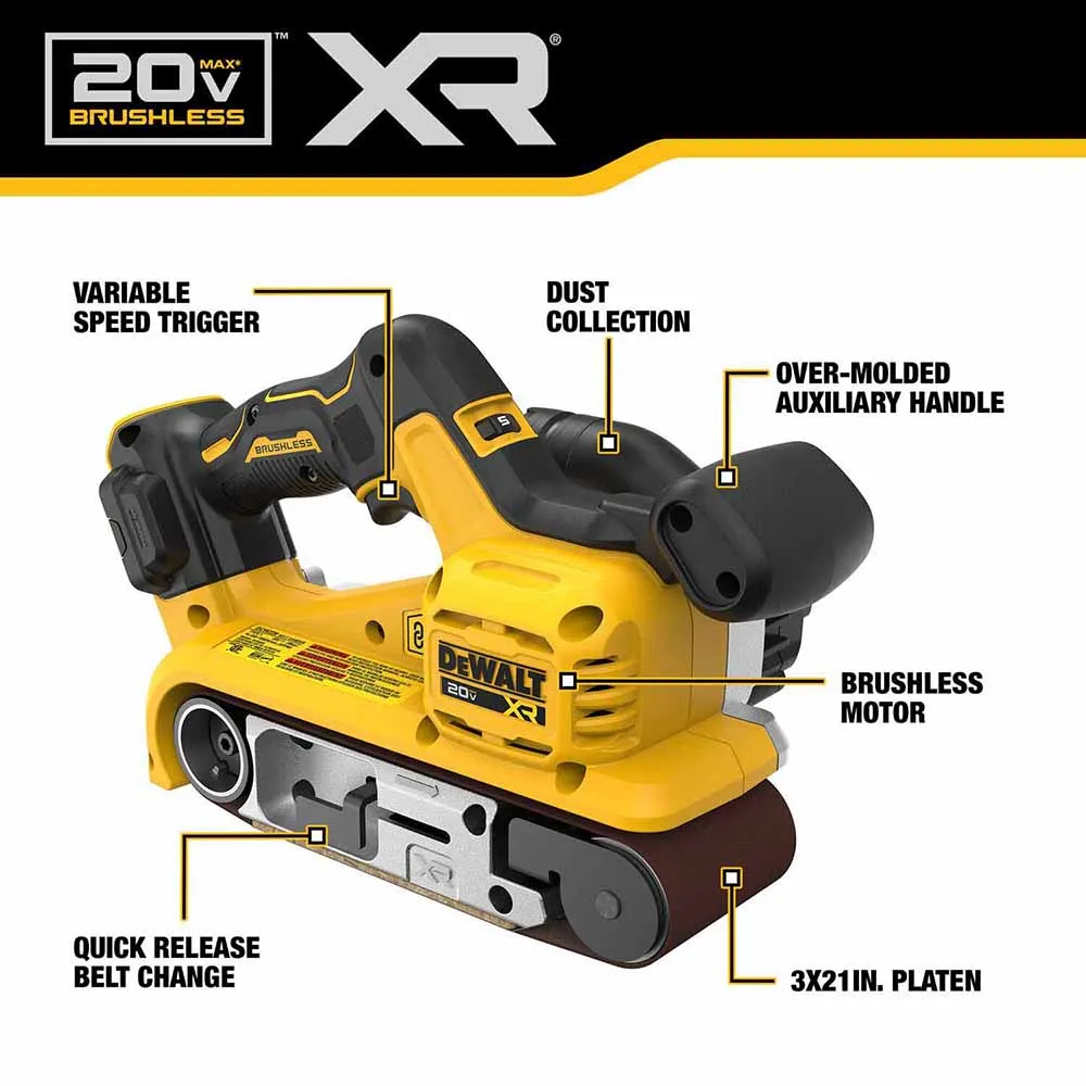 DeWalt DCW220B 20V Max XR Belt Sander