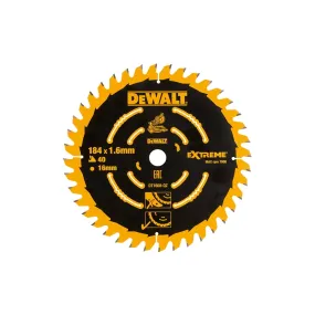 DeWalt DT1668-QZ Extreme Framing Circular Saw Blade 184 x 16mm 40T