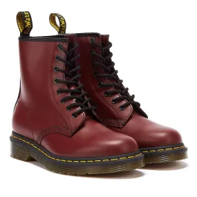 Dr. Martens 1460 Smooth Mens Cherry Red Leather Boots