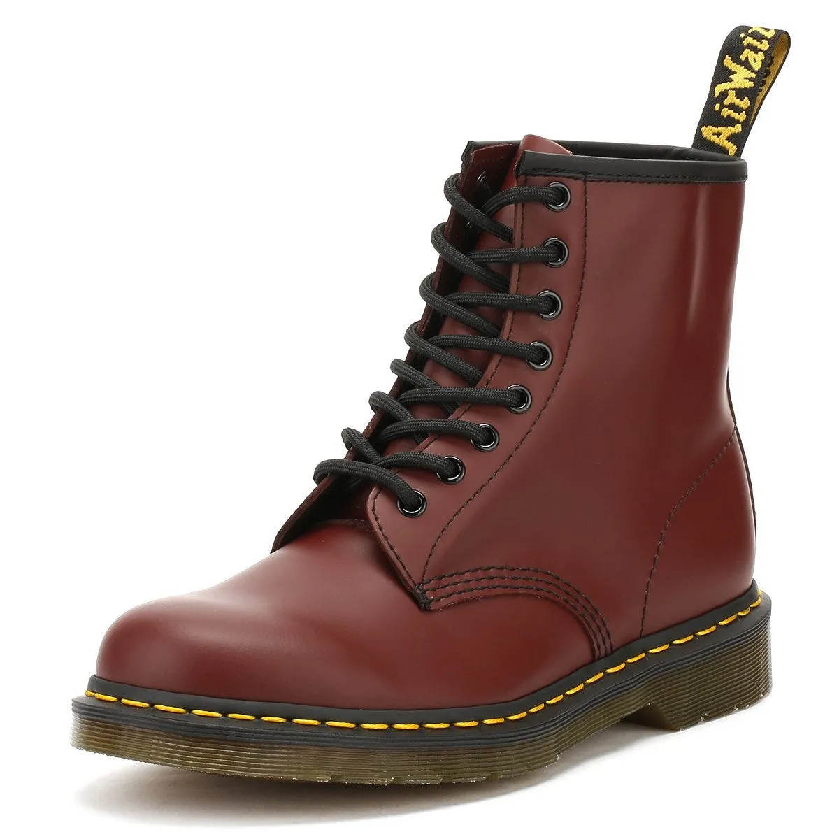 Dr. Martens 1460 Smooth Mens Cherry Red Leather Boots