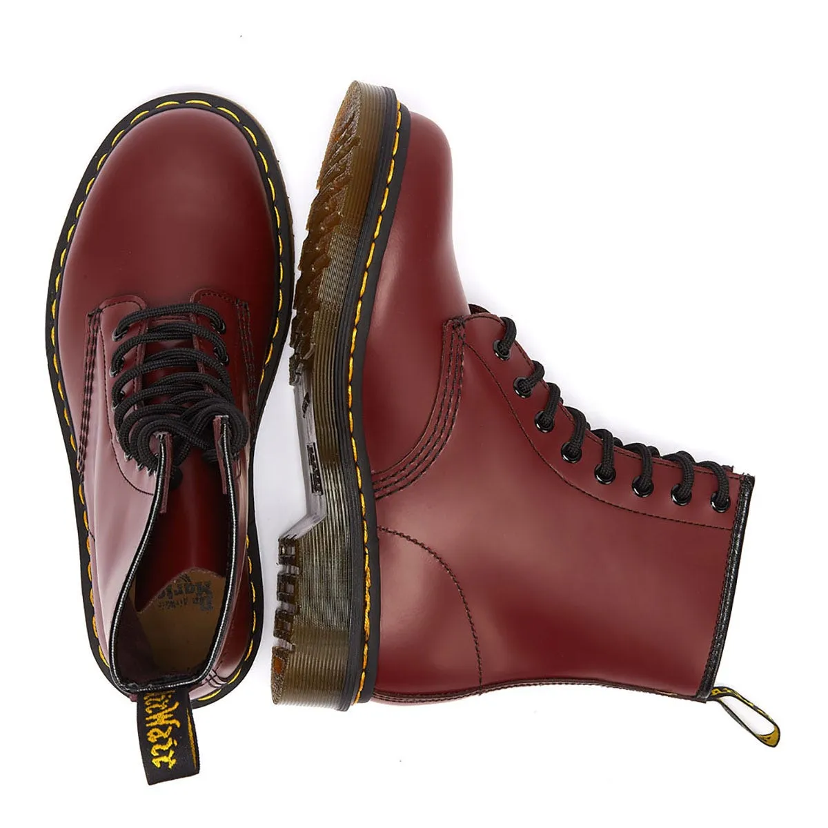 Dr. Martens 1460 Smooth Mens Cherry Red Leather Boots