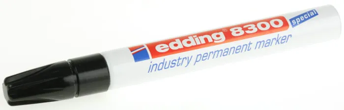 Edding Fine Tip Black Marker Pen