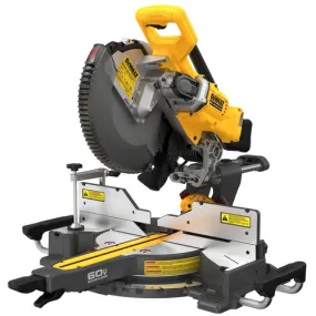 Factory Reconditioned Dewalt 60V MAX Brushless Lithium-Ion 12 in. Cordless Double Bevel Sliding Miter Saw (Tool Only) - DCS781BR