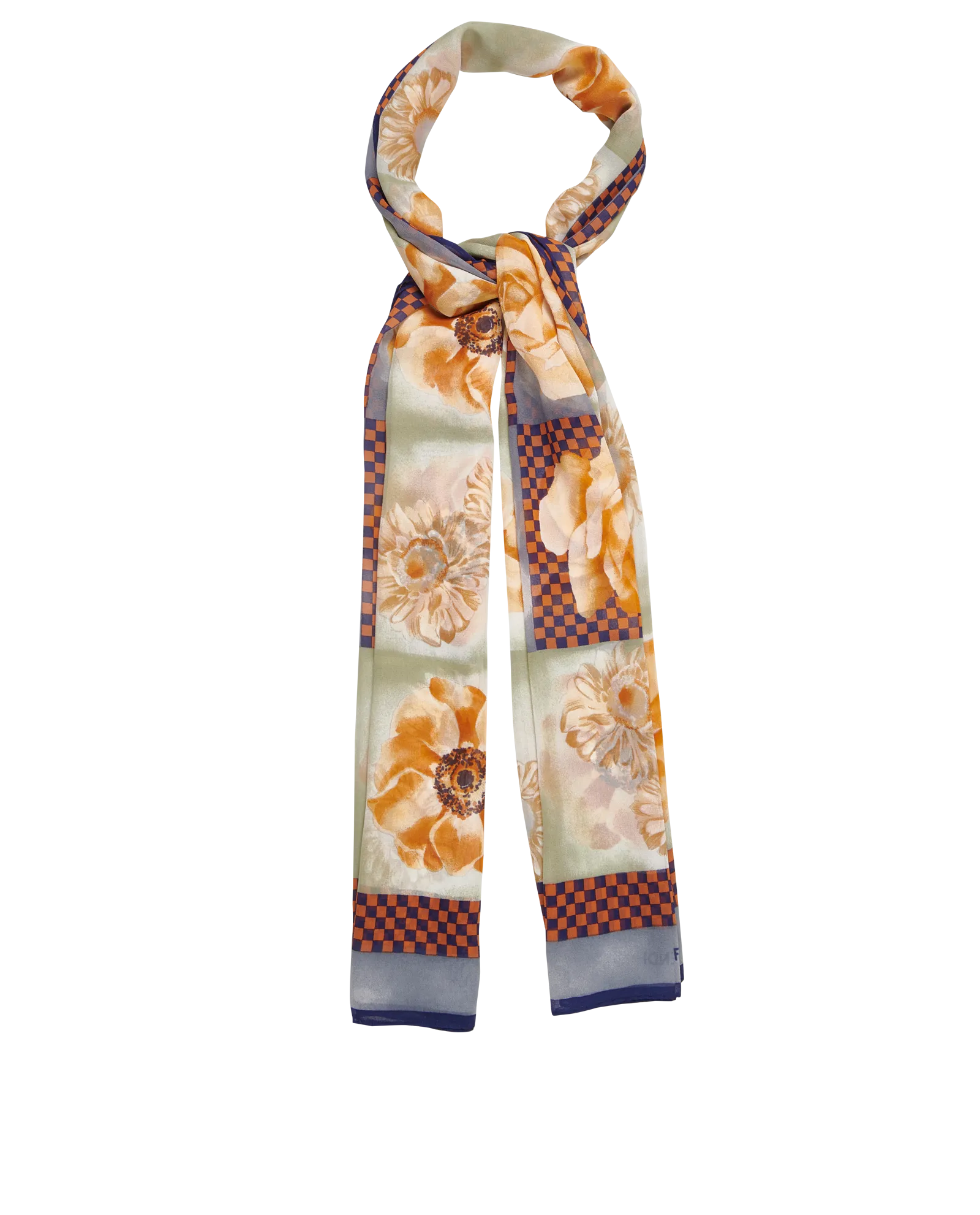 Fendi Sheer Floral Scarf