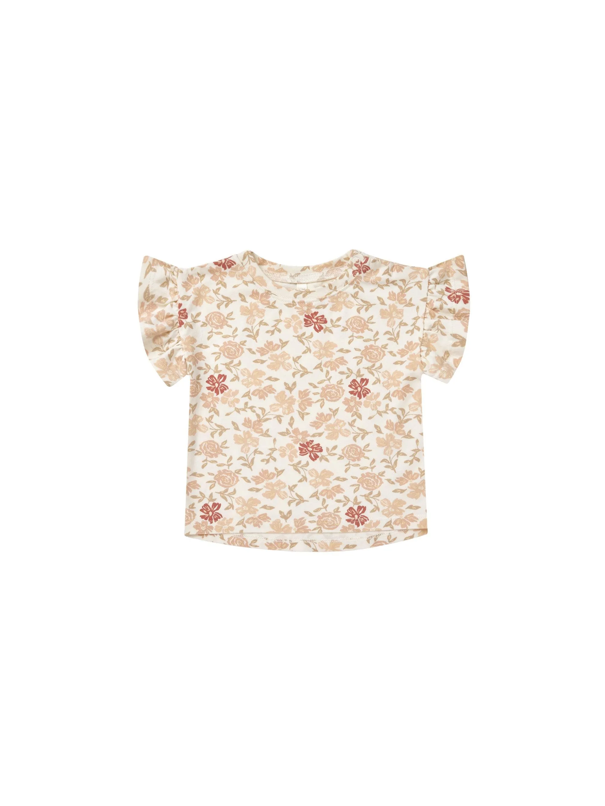 Flutter Tee | Pink Floral