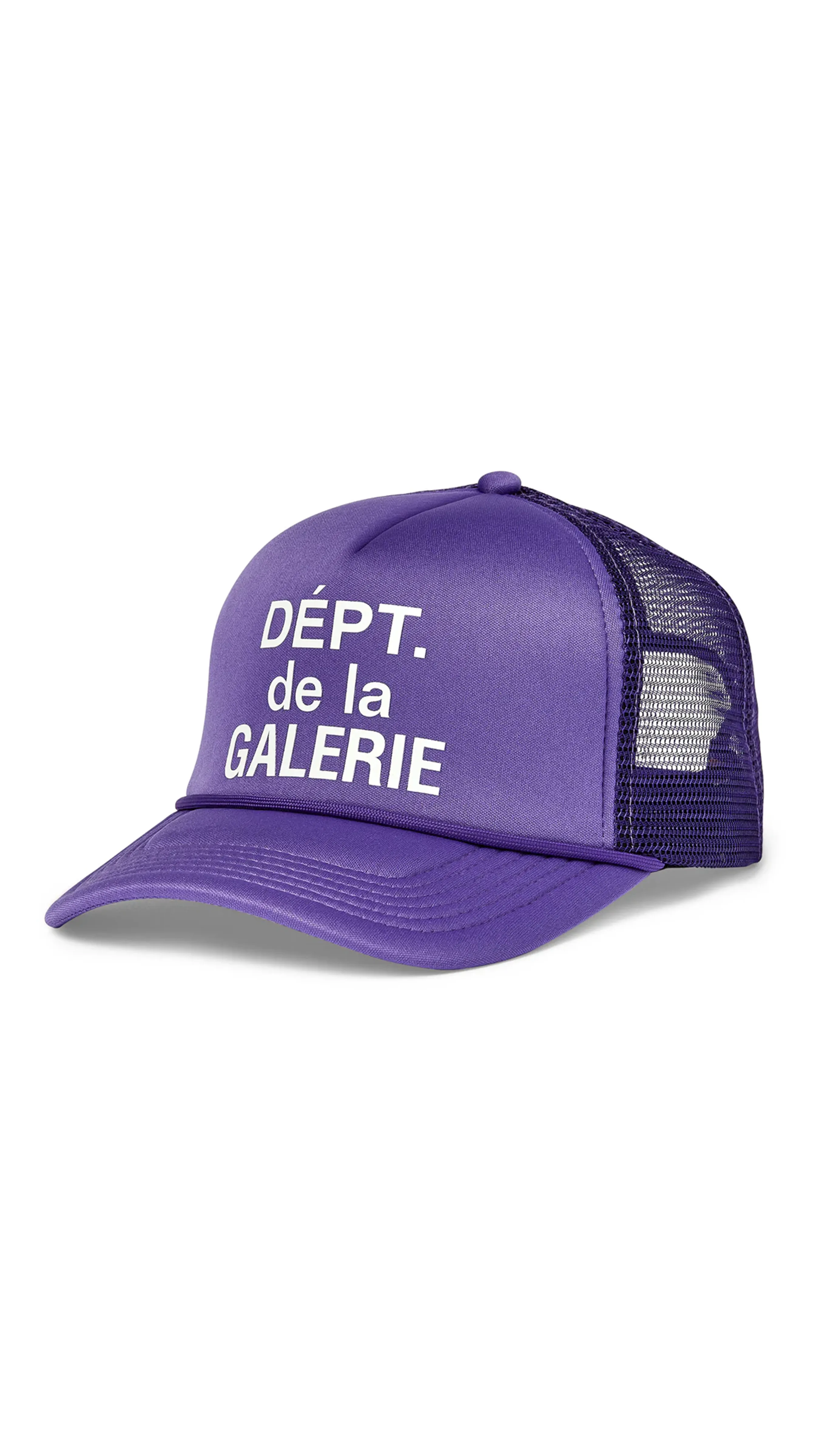 French Logo Trucker Hat - Purple