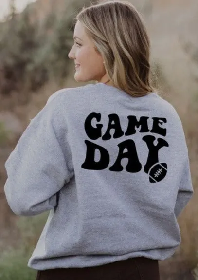 Game Day Football Front & Back Sweatshirt