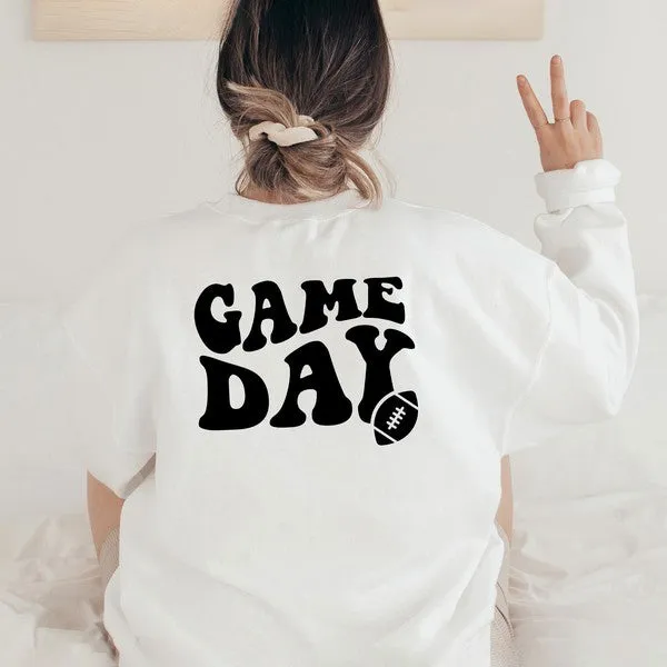 Game Day Football Front & Back Sweatshirt