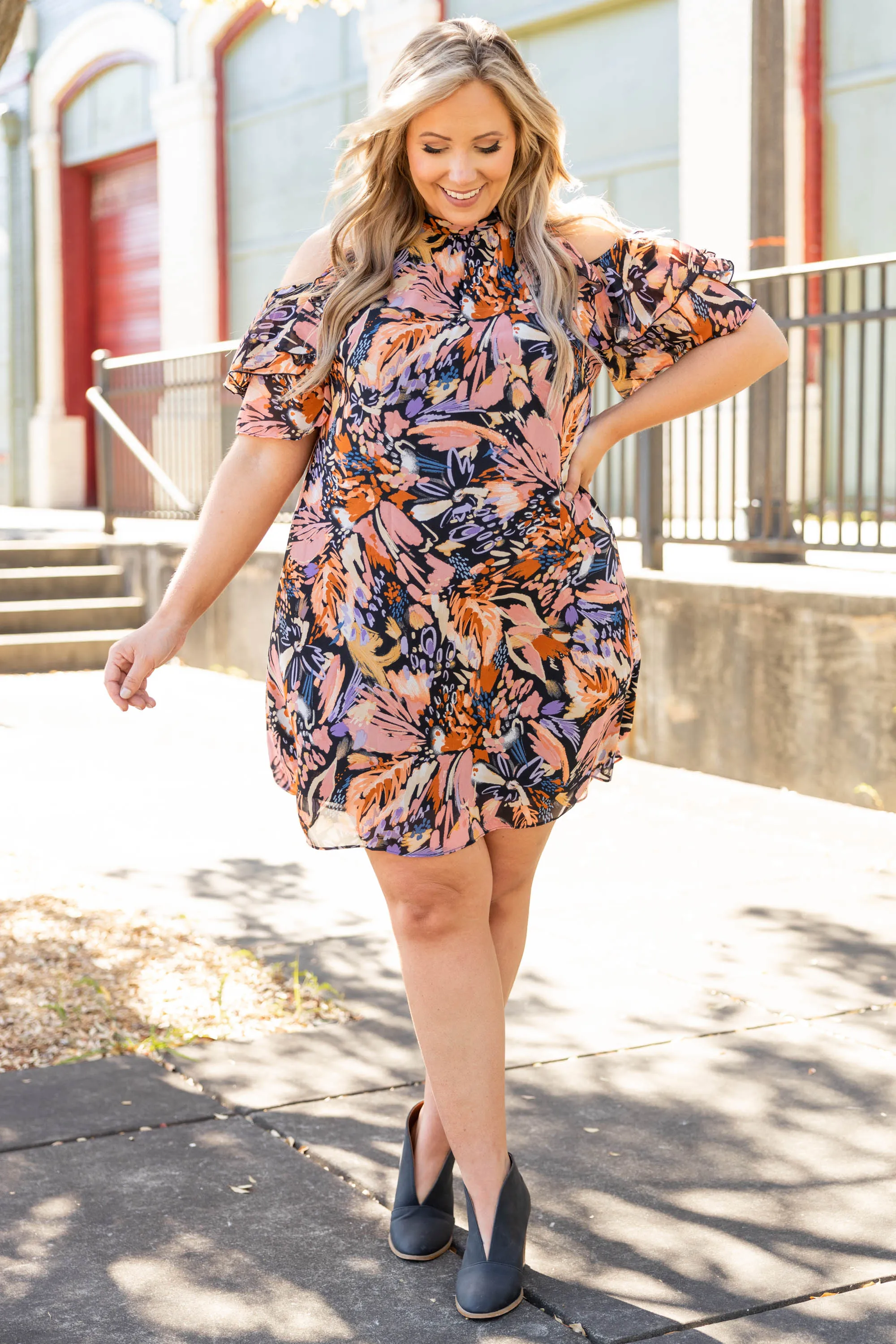 Garden Beauty Dress, Mauve