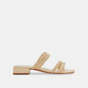 HAIZE RAFFIA SANDALS VANILLA RAFFIA– Dolce Vita 6715938897986