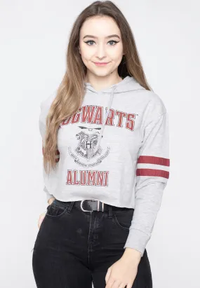 Harry Potter - Hogwarts Alumni Cropped Grey - Hoodie