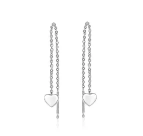 Heart Chain Earrings