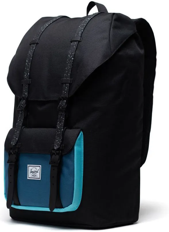 Herschel Little America Black/Blue Ashes/Blue Curacao