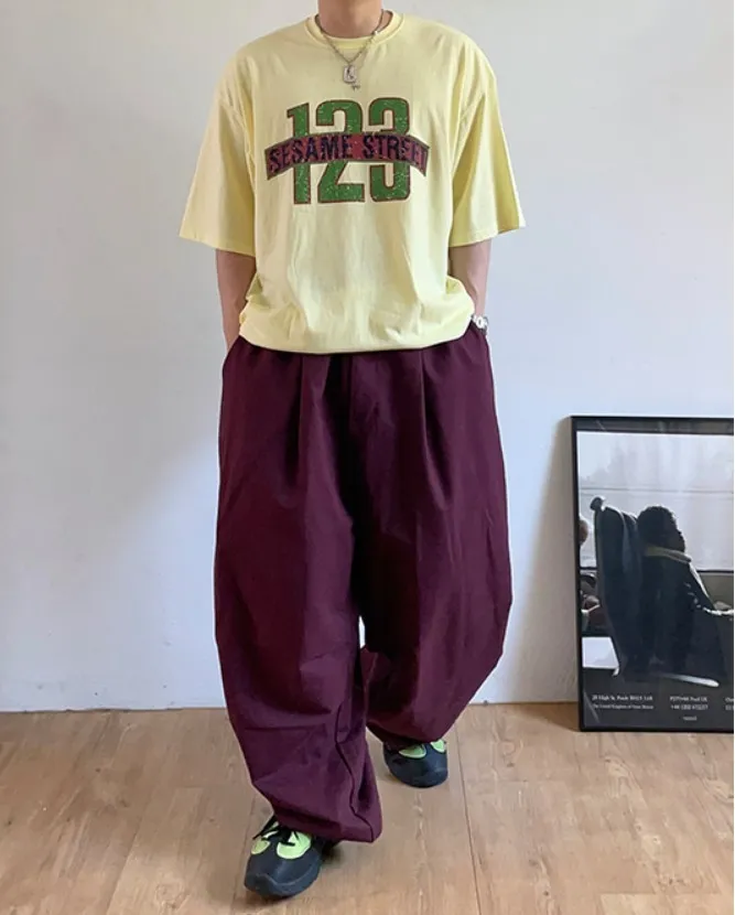 HUE  |[Huecloset]★SESAME Street Over T-Shirt (4color)