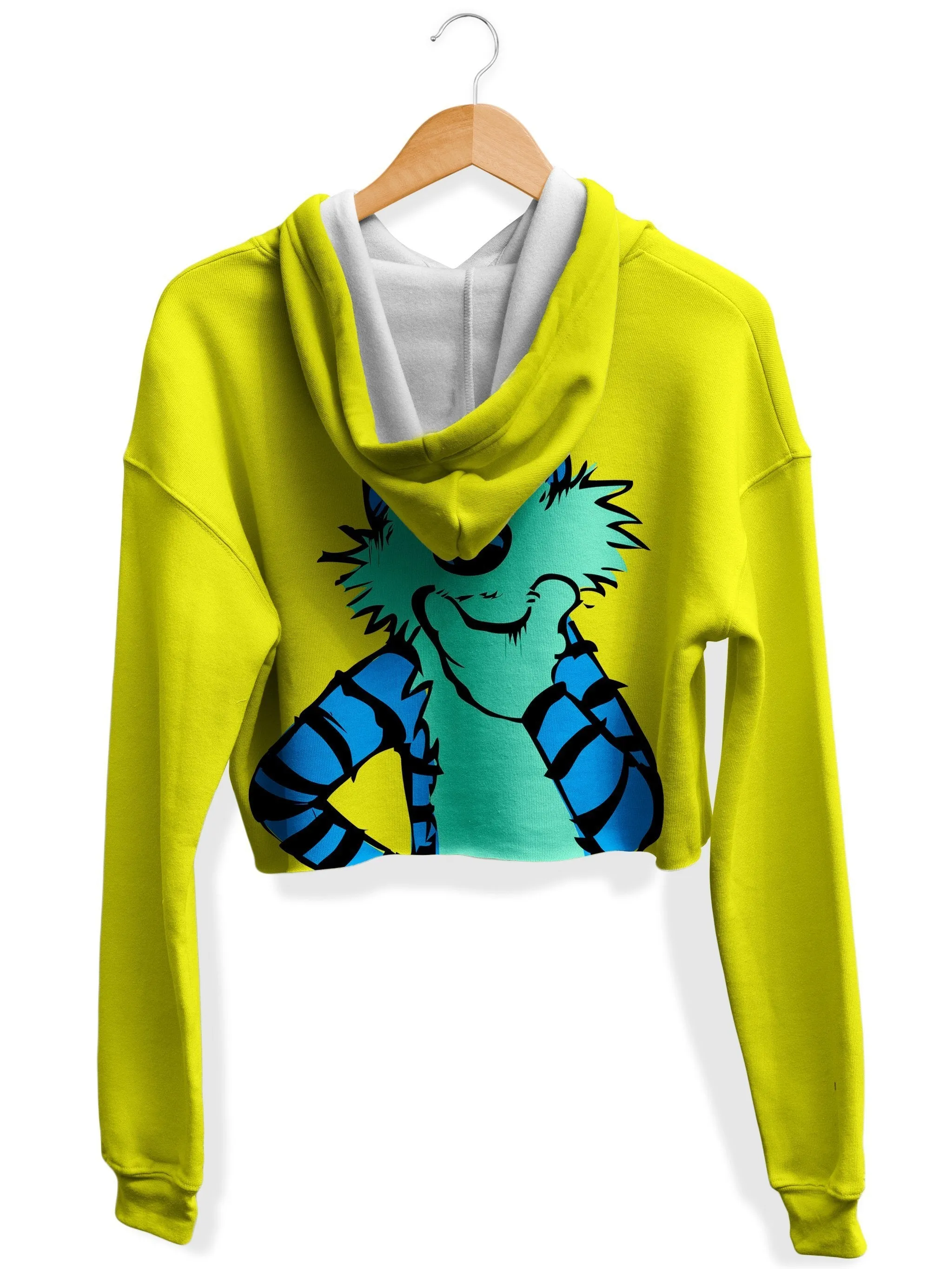 Imaginary Friend Fleece Crop Hoodie