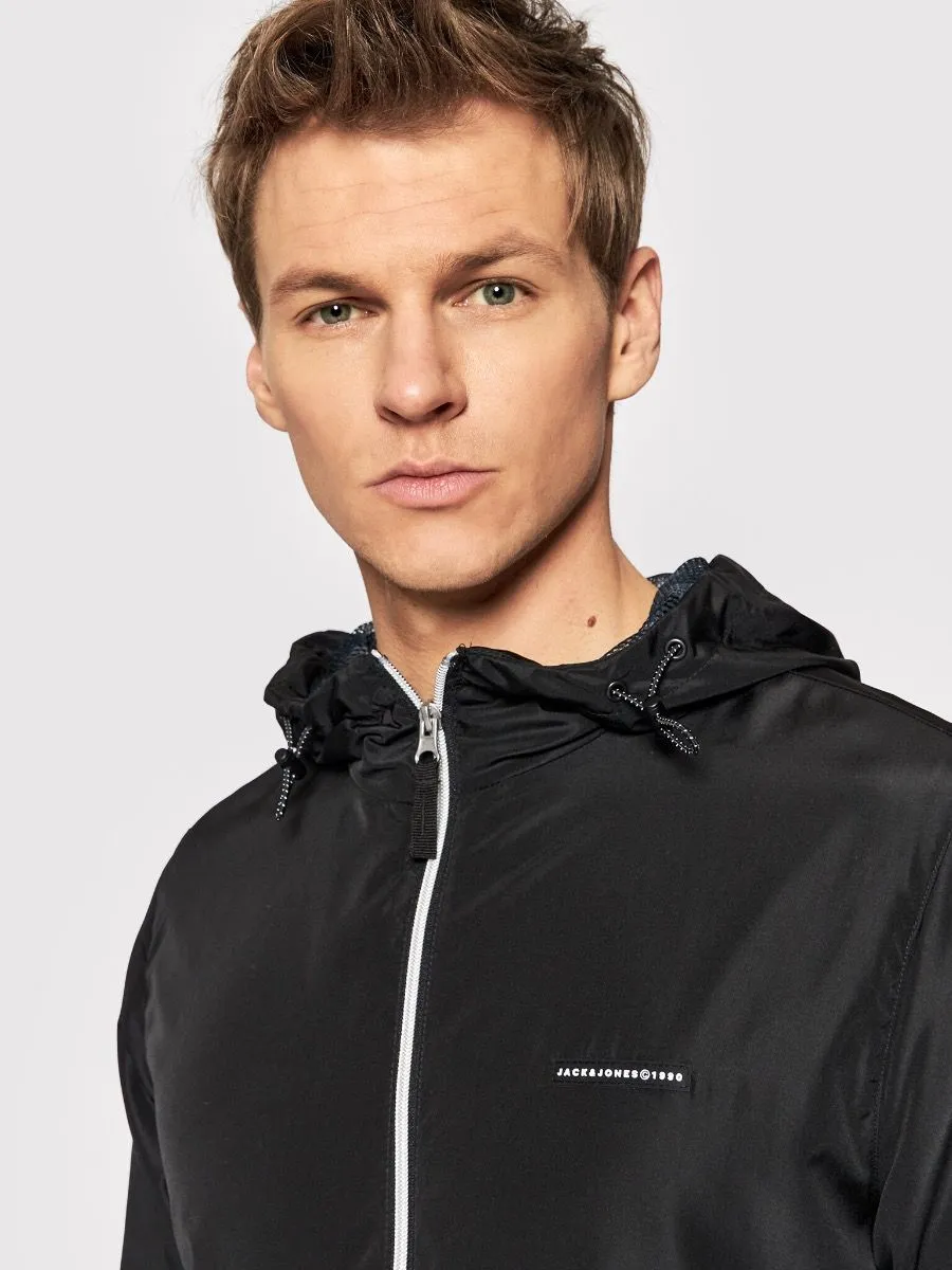 Jack & Jones Hooded Jungle Casual Jacket Black