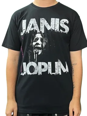 Janis Joplin  Shea '70 (ECO-FRIENDLY) Official Unisex T Shirt Brand New Various Sizes