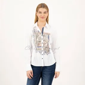 Just White Blouse - Style J2247