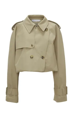 JW Anderson Cropped Cotton Trench Coat