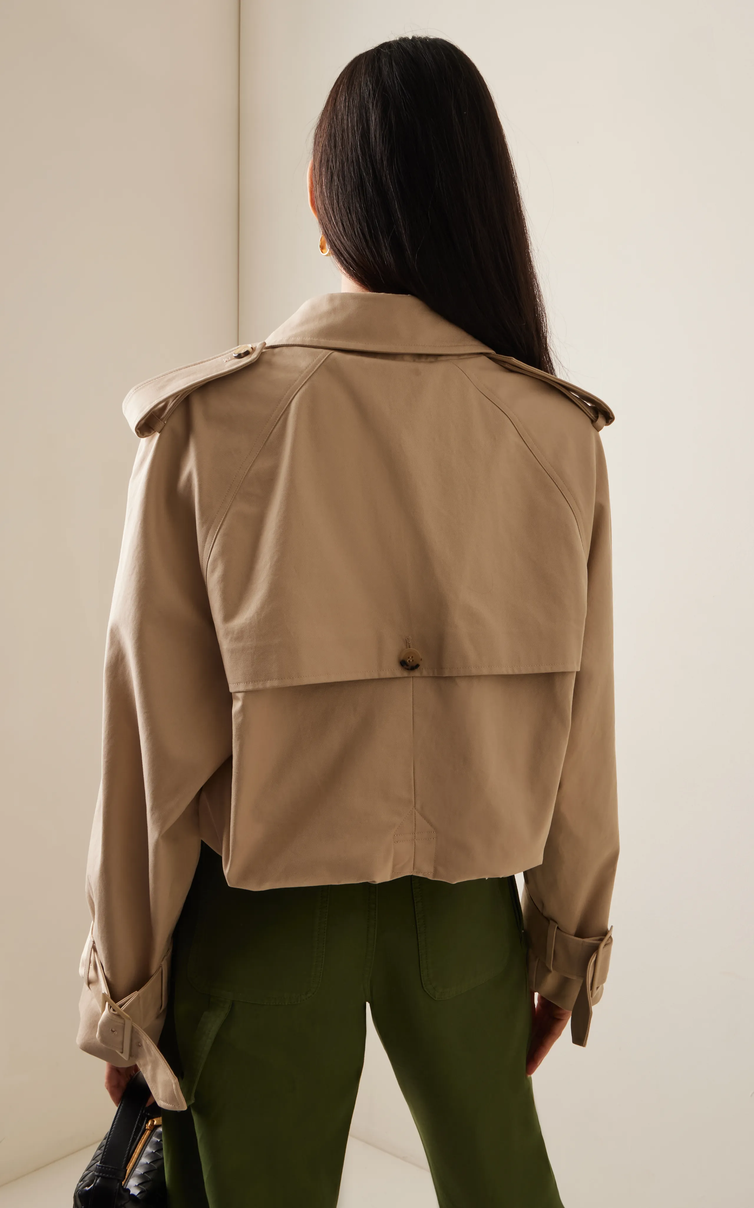 JW Anderson Cropped Cotton Trench Coat