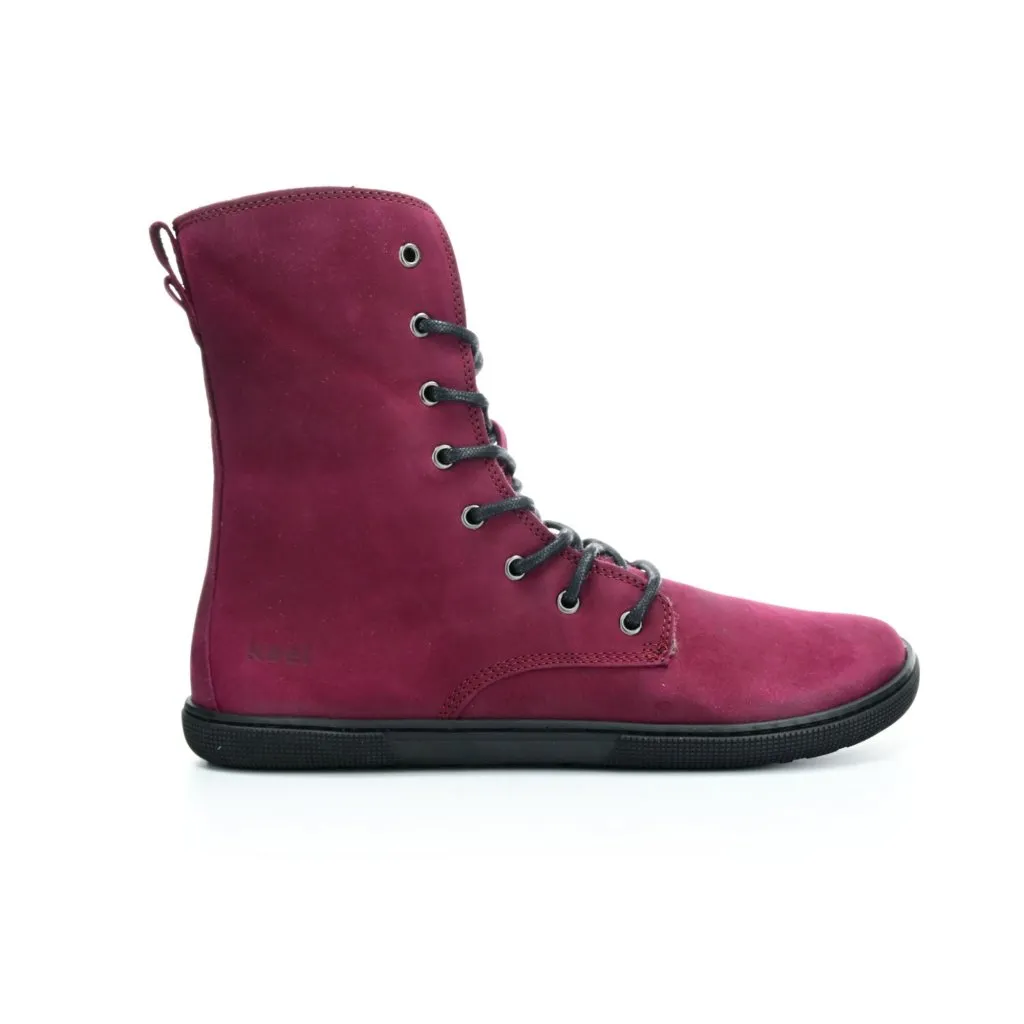 Koel Lady Faro Bordo Lambswool Winter Barefoot Boots